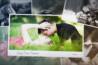 do stunning photo slideshow video and wedding slideshow