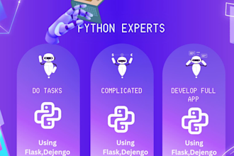 python scripts, python tasks,python gui projects, python flask websites