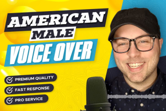 record male voice over