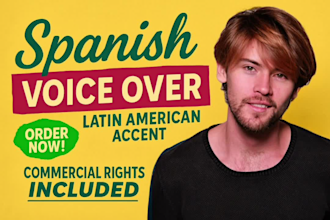 record a latin spanish voice over