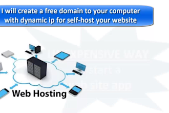 create a free domain with dynamic ip