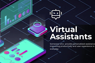 be your virtual assistant for social media content and post scheduling