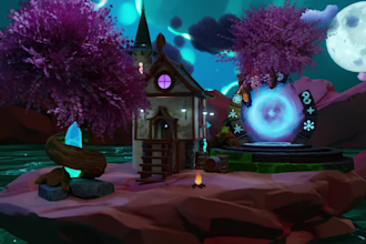 create 3d models, props, assets for your games and 3d videos