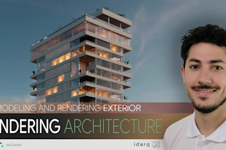 3d modeling and rendering for exterior facades in large scale projects