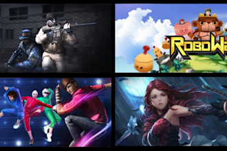 make amazing animated game banner for facebook