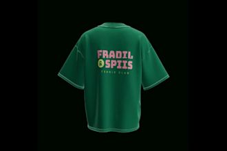 3d clothing mockup animation of your t shirt and hoodie