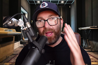 create a professional male voice over