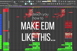 teach you edm music production