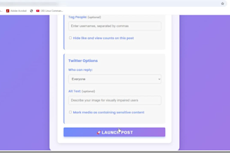 integrate meta facebook API, instagram API, twitter API