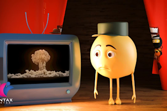 deliver 3d animation marketing explainer video