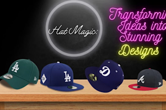 design caps and hats logo as per your requirements