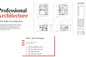make architectural and construction drawings in autocad
