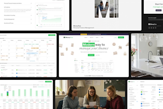 provide a figma UI kit from finance platform UX UI case study