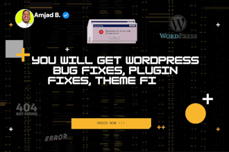 wordpress bug fixes, plugin fixes, theme fixes, mysql fixes, error 500 fix