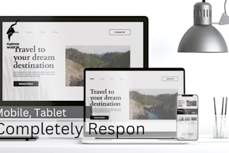 develop front end website with react js and next js