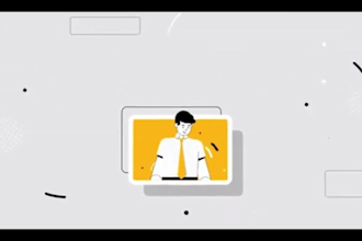 do 2d animated saas explainer video, saas demo video 2d saas software explainer