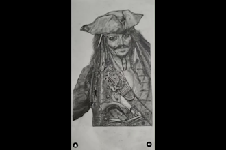 draw realistic pencil sketching, potraits, face sketch