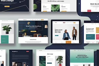 redesign and responsive wordpress website with elementor