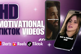 create bulk motivational tiktok videos