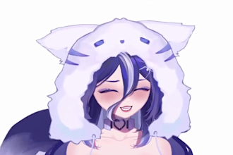 draw live2d vtuber model vtuber commission pngvtuber model pfp character design