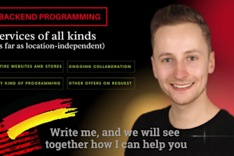 be your backend programmer