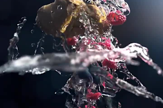 do 3d water simulation 3d liquid simulation 3d product animation 3d fluid vfx