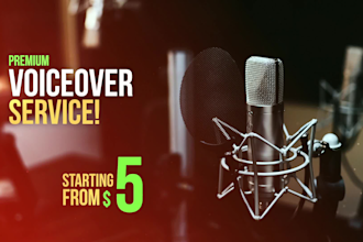 do 1000 words of premium female voiceover