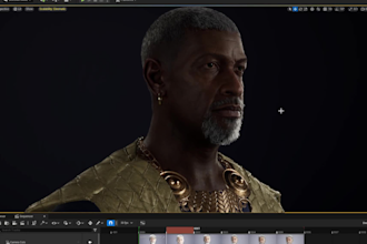 metahuman style game character realistic character rigged 3d character modeling
