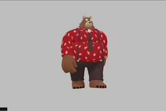 create low poly characters for games