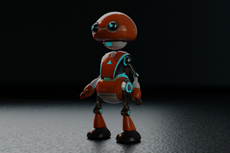 create a 3d character