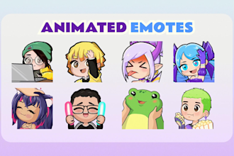 animate emotes stickers for your channel