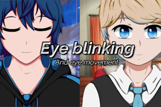 rig or draw your 2d avatar in anime art style