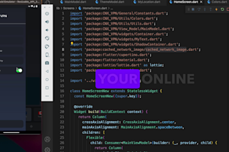 develop vpn app for android, IOS and macos