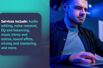 professionally edit your audio podcast