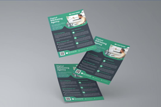 design premium corporate and business flyer