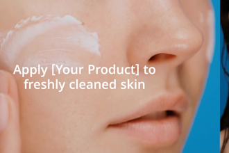 make 3 custom skincare product promo video