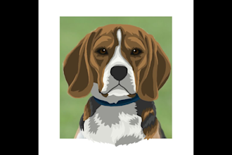 draw a cat or a dog portrait