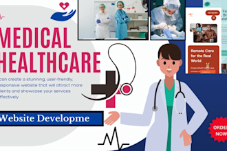 build a wellness and healthcare service website