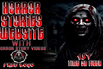 create scary, horror story video for youtube