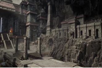 unreal engine game environment ue5 3d environment design open world level design