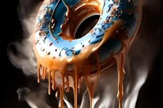 do 3d food model, 3d food animation, 3d food rendering for your food product