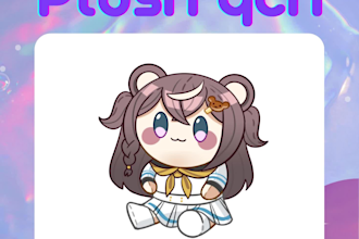 draw a plush for you ych