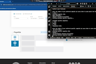 build a custom python bot, scraper with selenium