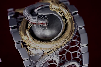 craft high quality 3d jewelry animation video ads 3d jewelry cad design 3d watch