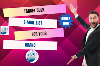 build valid niche targeted active bulk email lists for your marketing campaigns