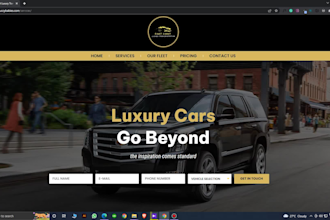 make car rental or chauffeur wordpress website
