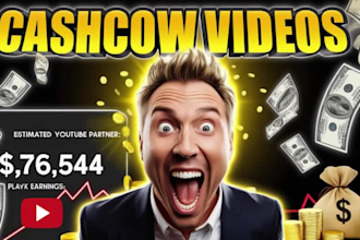 create crypto, finance videos for cash cow youtube channel
