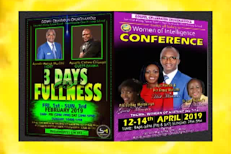 create a ladies conference, seminar or meeting flier