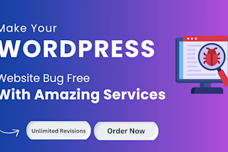 fix wordpress website, wordpress issues, wordpress bug fix