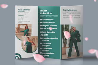 create brochure design event brochure  bi fold
